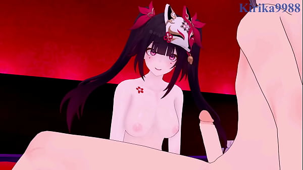 Sparkle (Hanabi) and Silver Wolf intense sex. – Honkai: Star Rail Hentai